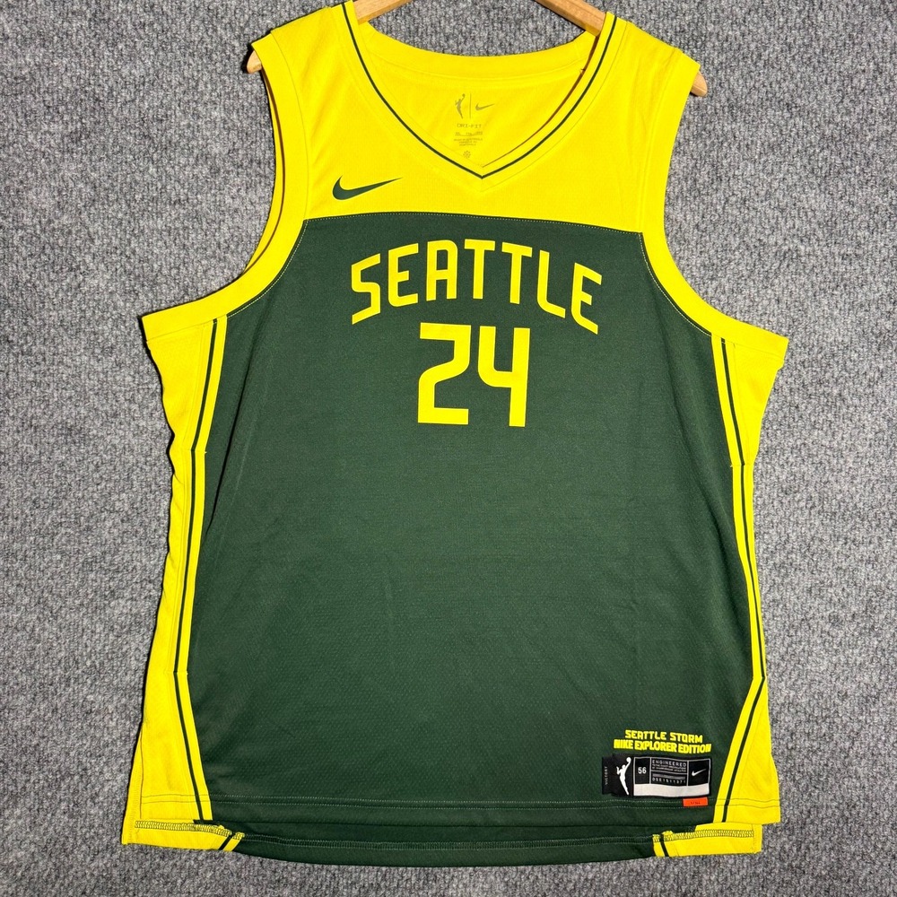 Seattle Storm #24 Jewell Loyd Nike Jersey WNBA Green Womens Sz 56 2XL Brand New - Picture 1 of 6